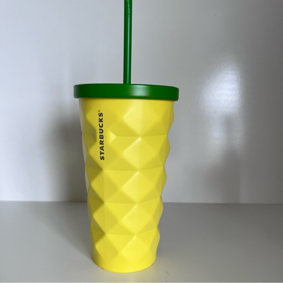 Starbucks Other - Starbucks Hawaii 2016 Pineapple Coffee Tumbler Cold Metal Cup 16 oz. Grande